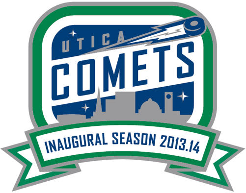 Utica Comets 2013 14 Anniversary Logo iron on transfers for T-shirts